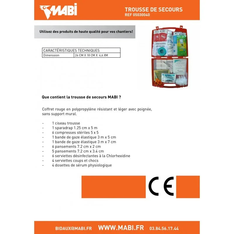 TROUSSE DE SECOURS - Pièges Termites