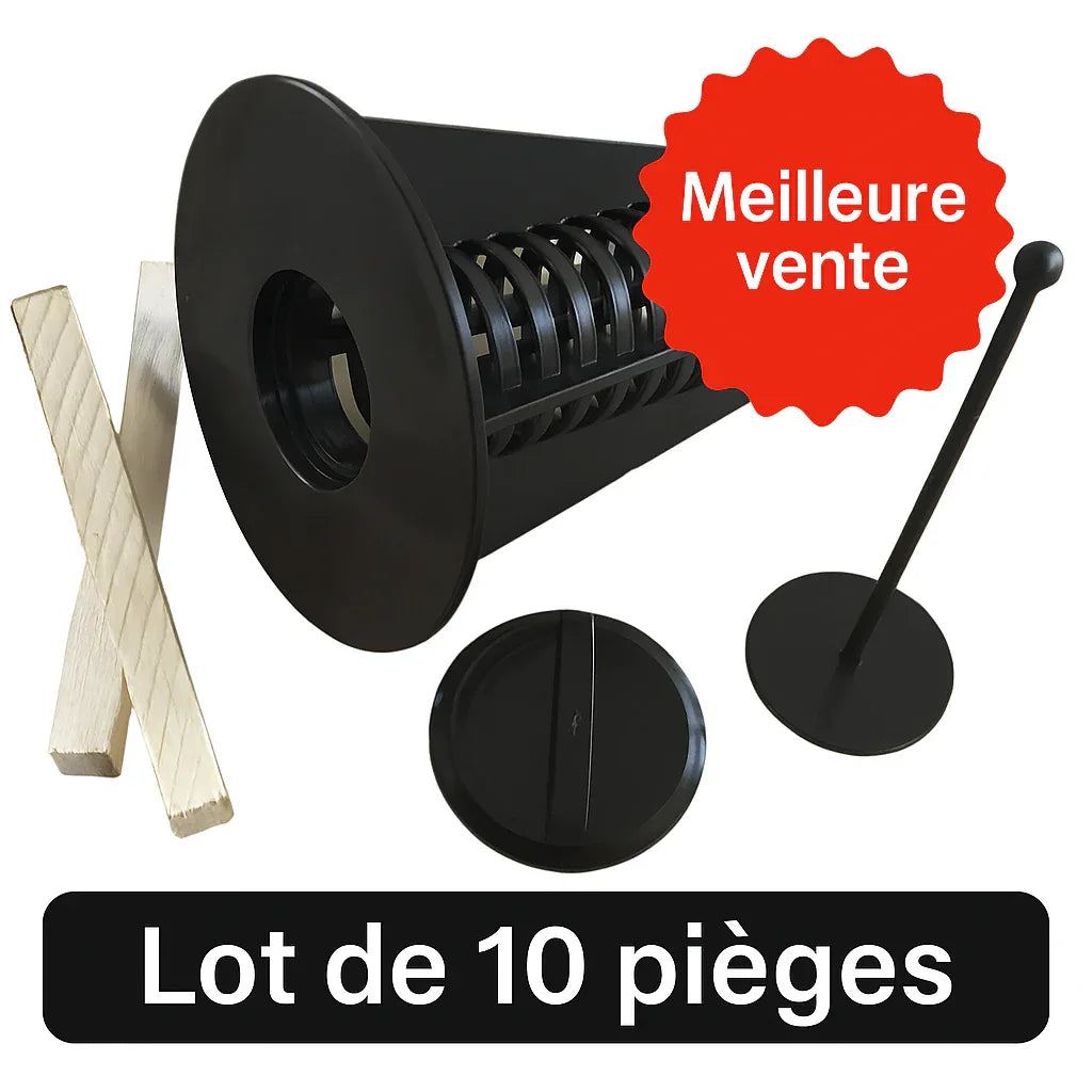 Anti Termite 10 Pièges de Détection Surveillance Terrain - Pièges Termites