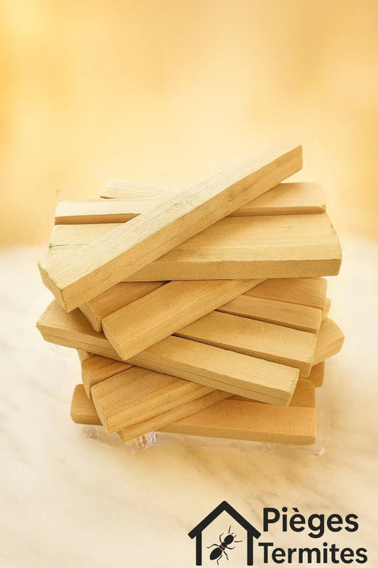 5 Paires de Bois recharge pour piège anti-termites - Pièges Termites
