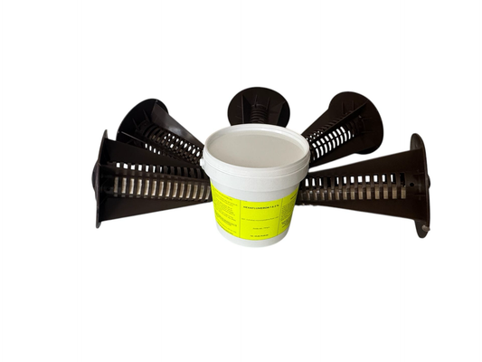 10 Pièges de Détection Surveillance Termites + 750grs de pâte Hexaflumeron