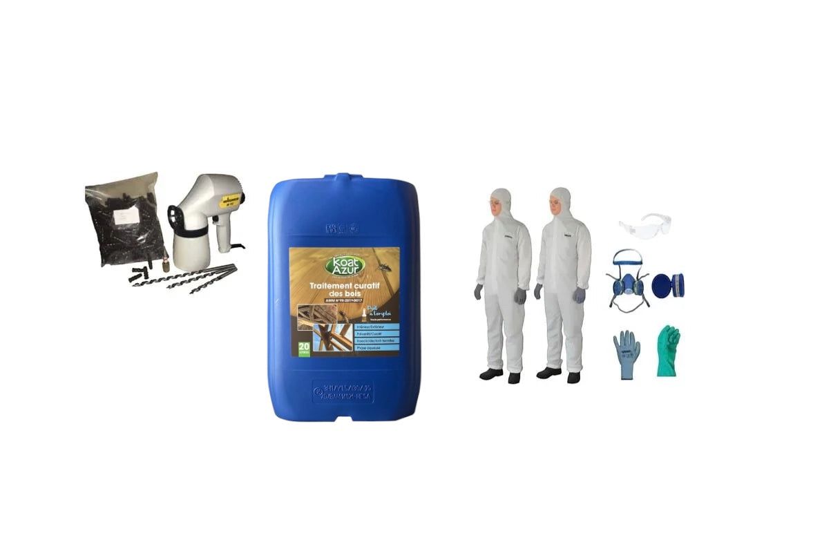 KIT BOIS WAGNER 20 L KOAT AZUR + EPI