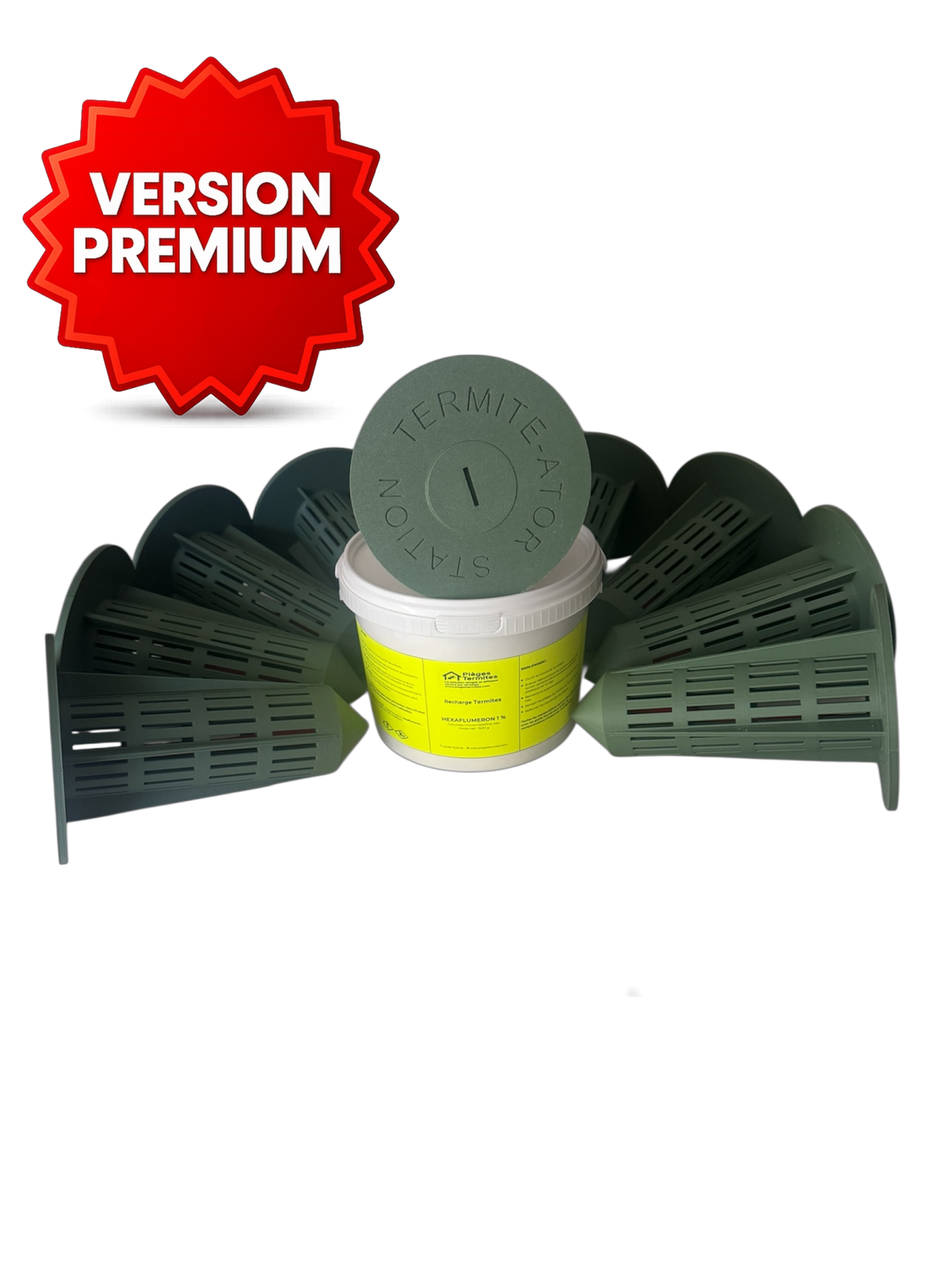 Kit de 20 Stations Termite-Ator + Pâte Termite-Ator Active 1500 grs