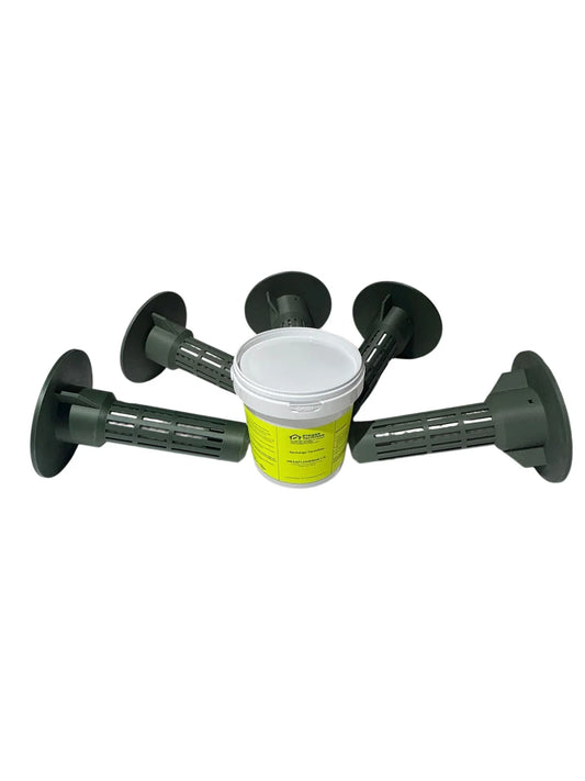 Kit 10 Stations Termite-Ator + 750grs de pâte Hexaflumeron - Pièges Termites