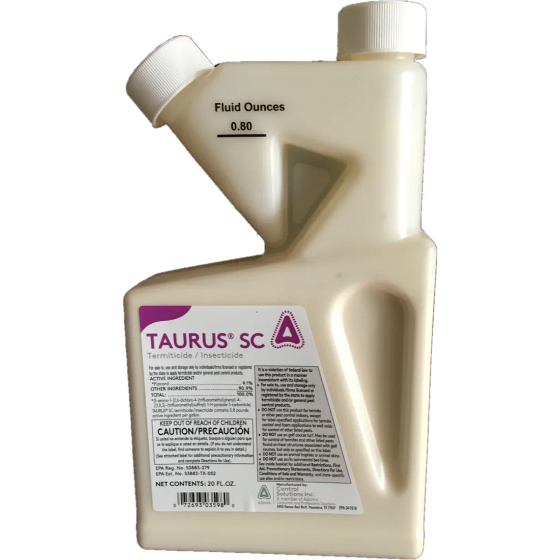 Taurus SC 590 ml – Barrière anti-termites professionnelle au Fipronil ...