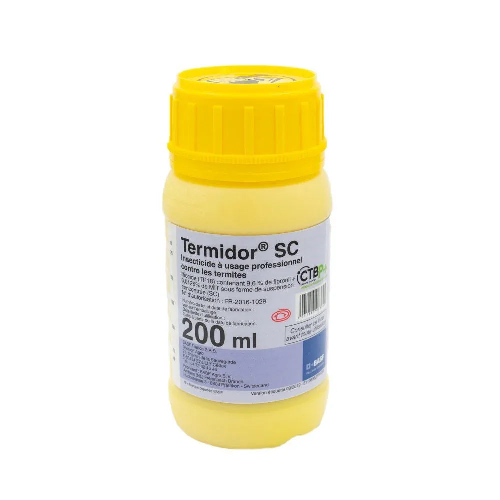 TERMIDOR ® SC flacon 200 ML Termites - Pièges Termites