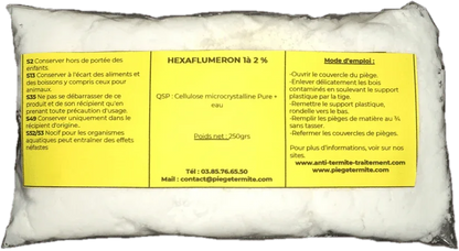 Recharge Boîtier Mural Cordonnet Termites 250 grs - Pièges Termites