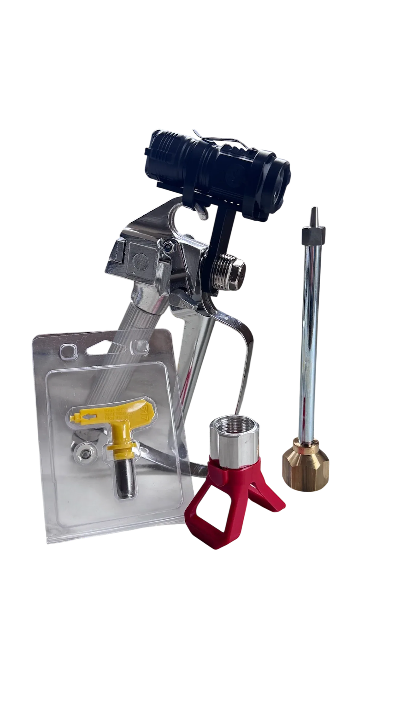 Kit pistolet d’injection charpente avec embout et éclairage LED intégré - Pièges Termites