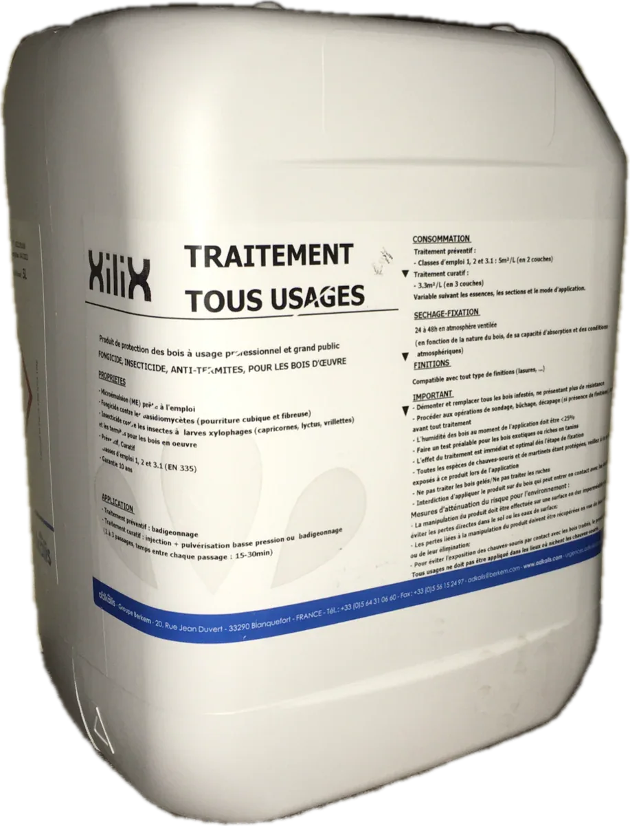 Kit Traitement de charpente Wagner 95 Embout-injecteur-mèche-5L Xilix TMU - Pièges Termites